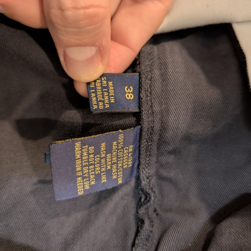 Polo Ralph Lauren Chino Shorts Mens 38 (37x9) Navy - Picture 5 of 7